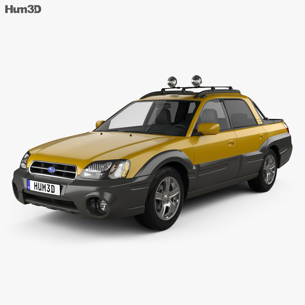 Subaru Baja 2006 3D модель