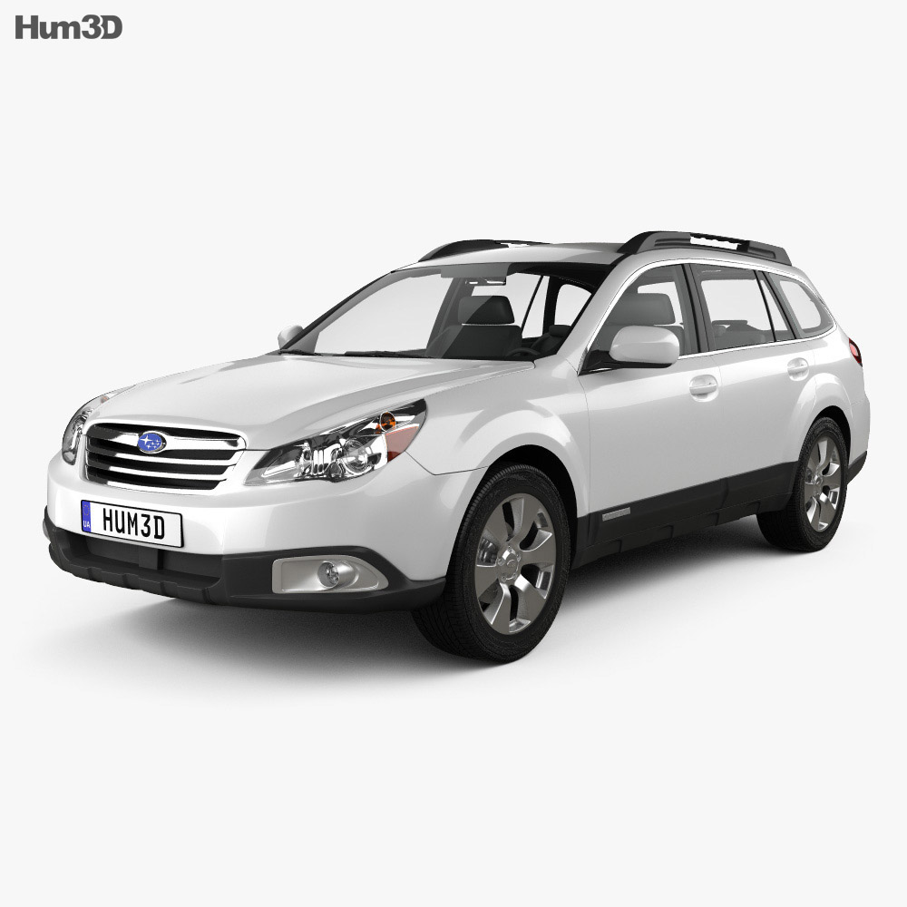 Subaru Outback Us 2011 3d Model