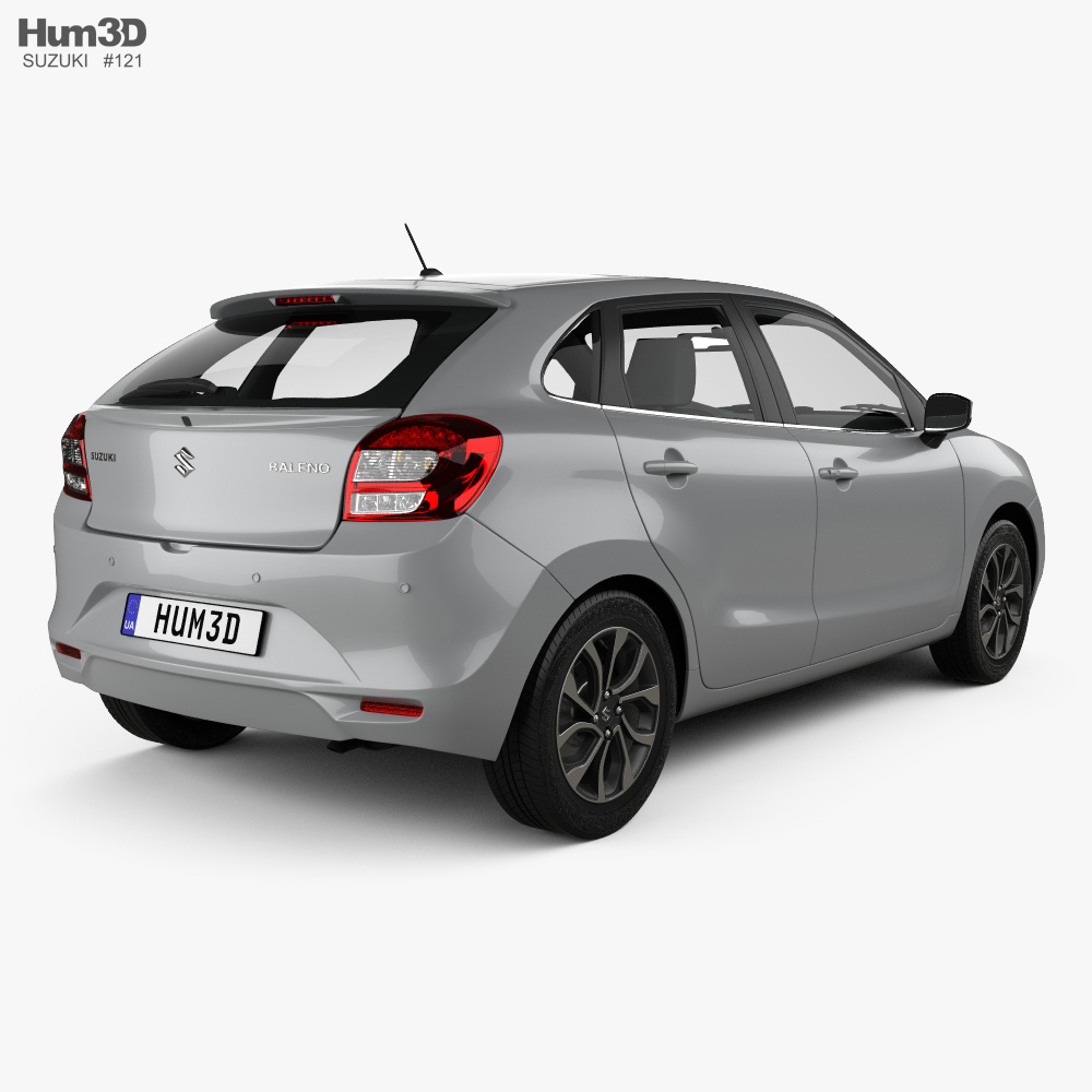 Suzuki Baleno 2019 3d模型 车辆on Hum3d