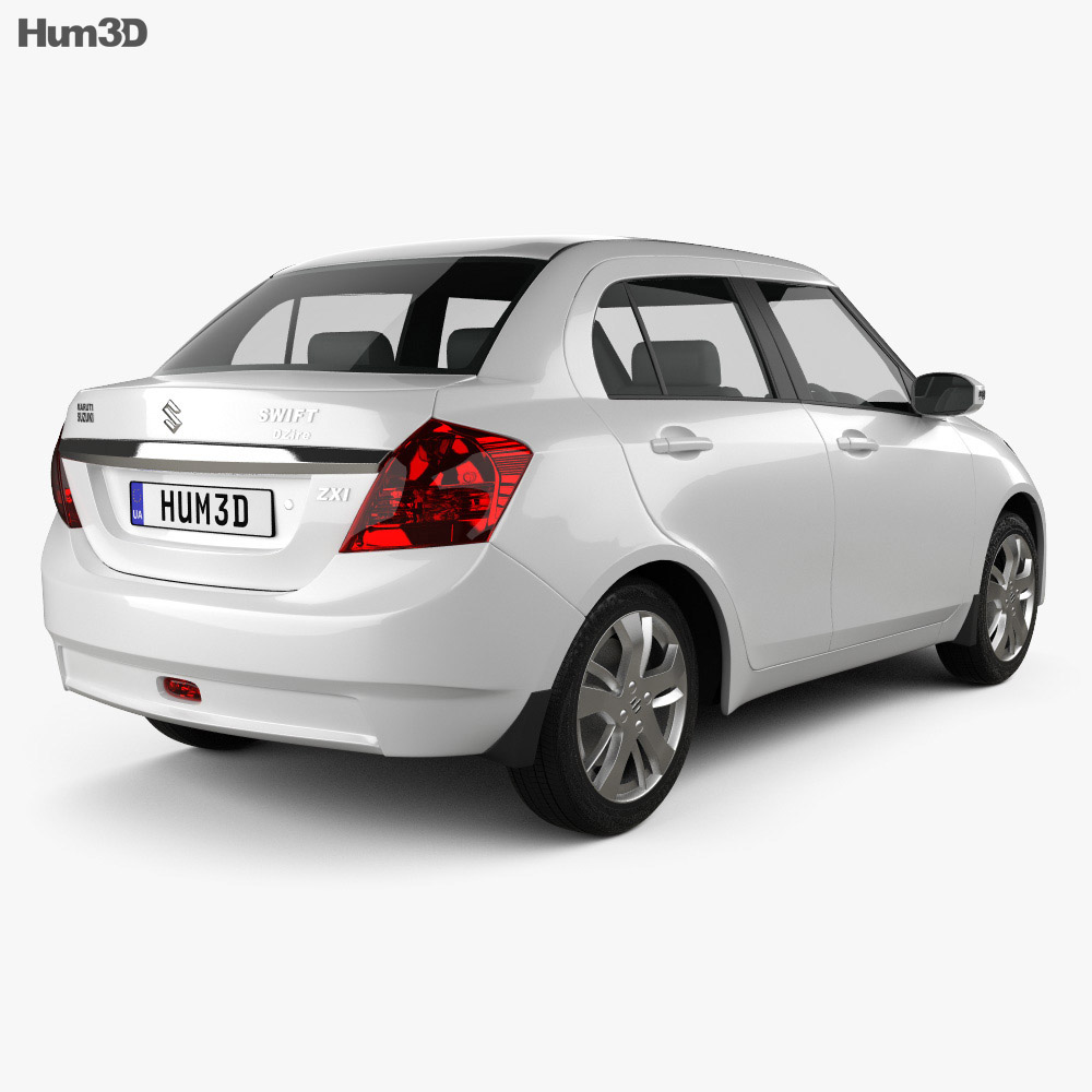 Suzuki (Maruti) Swift Dzire sedan 2012 3D model - Vehicles ...