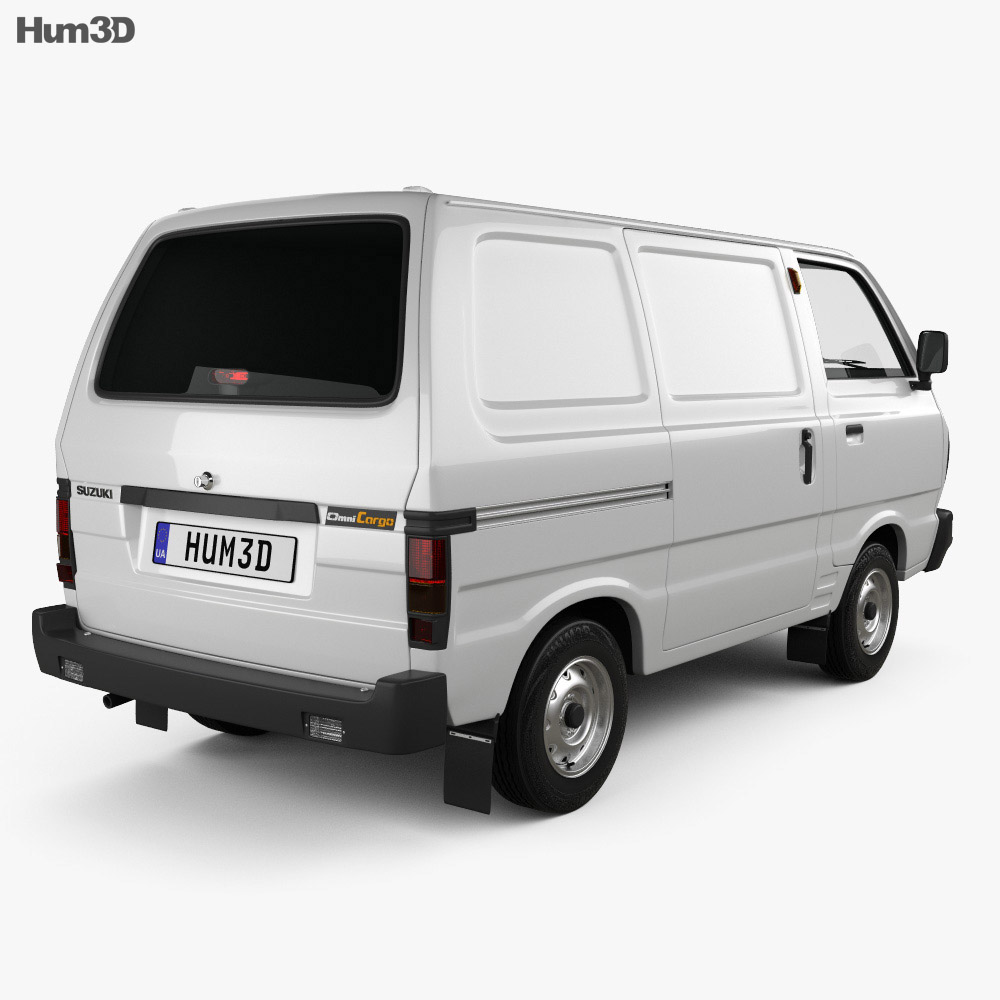 Suzuki Omni Cargo Van 2020 3d model back view