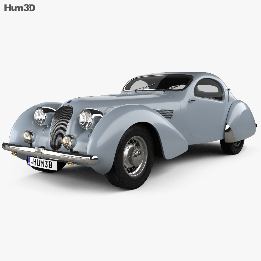 Talbot-Lago Teardrop Coupe 1938 3d model