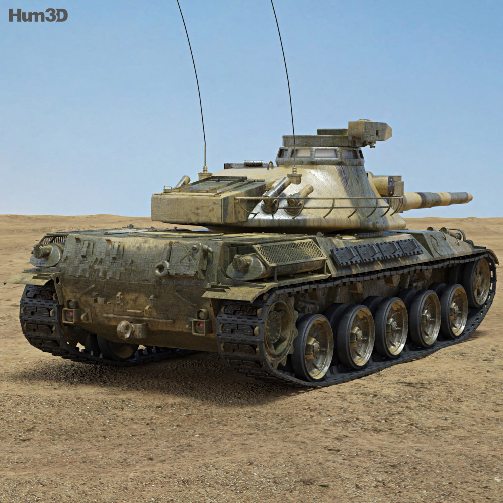 Amx-30 3d Model - Military On Hum3d