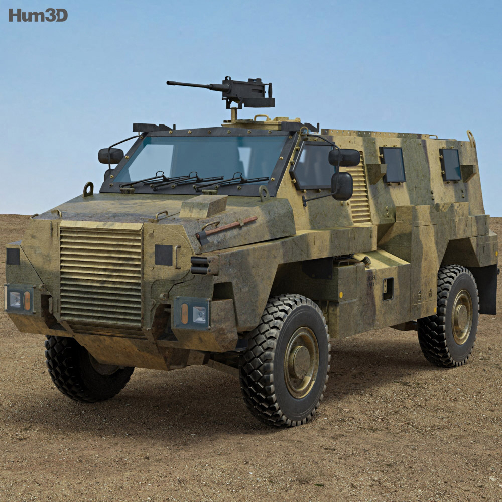 Bushmaster Protected Mobility Vehicle Modelo 3d