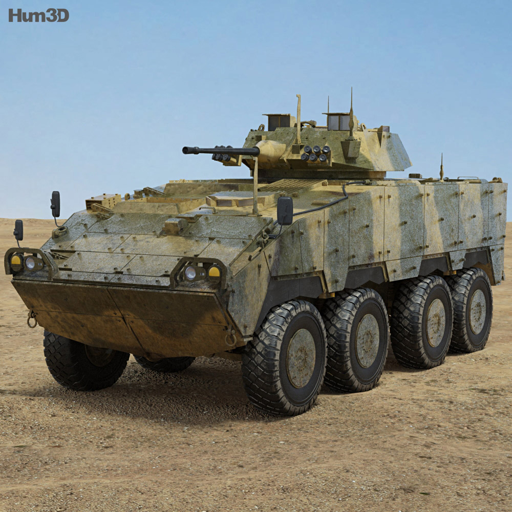 CM-32 Armoured Vehicle 3d model