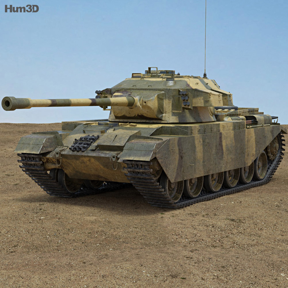 百夫长坦克 3D模型