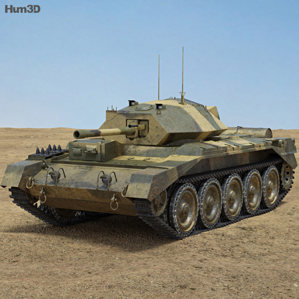 十字軍坦克 (Mk III) 3D模型