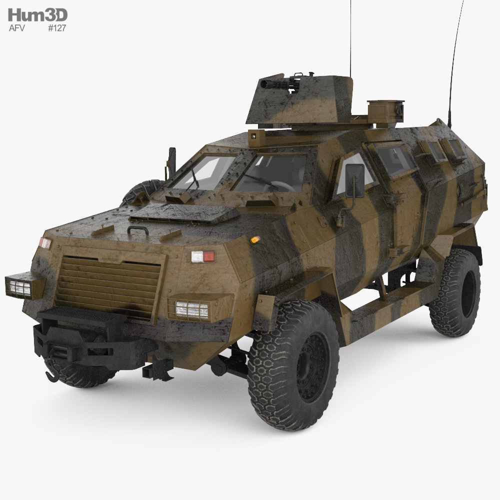 Didgori-2 Special Operations Vehicle 3D 모델 