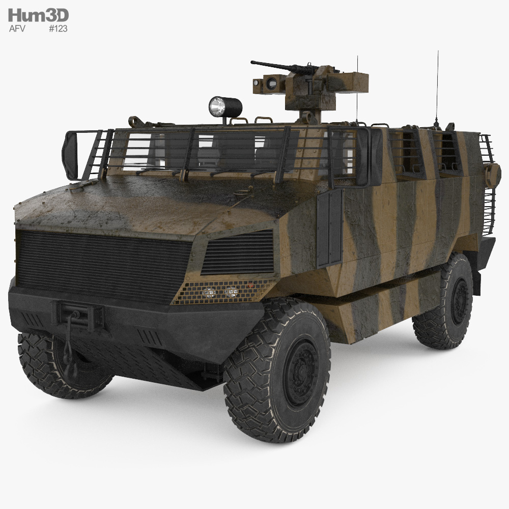 Golan MRAP Armored Vehicle Modèle 3d