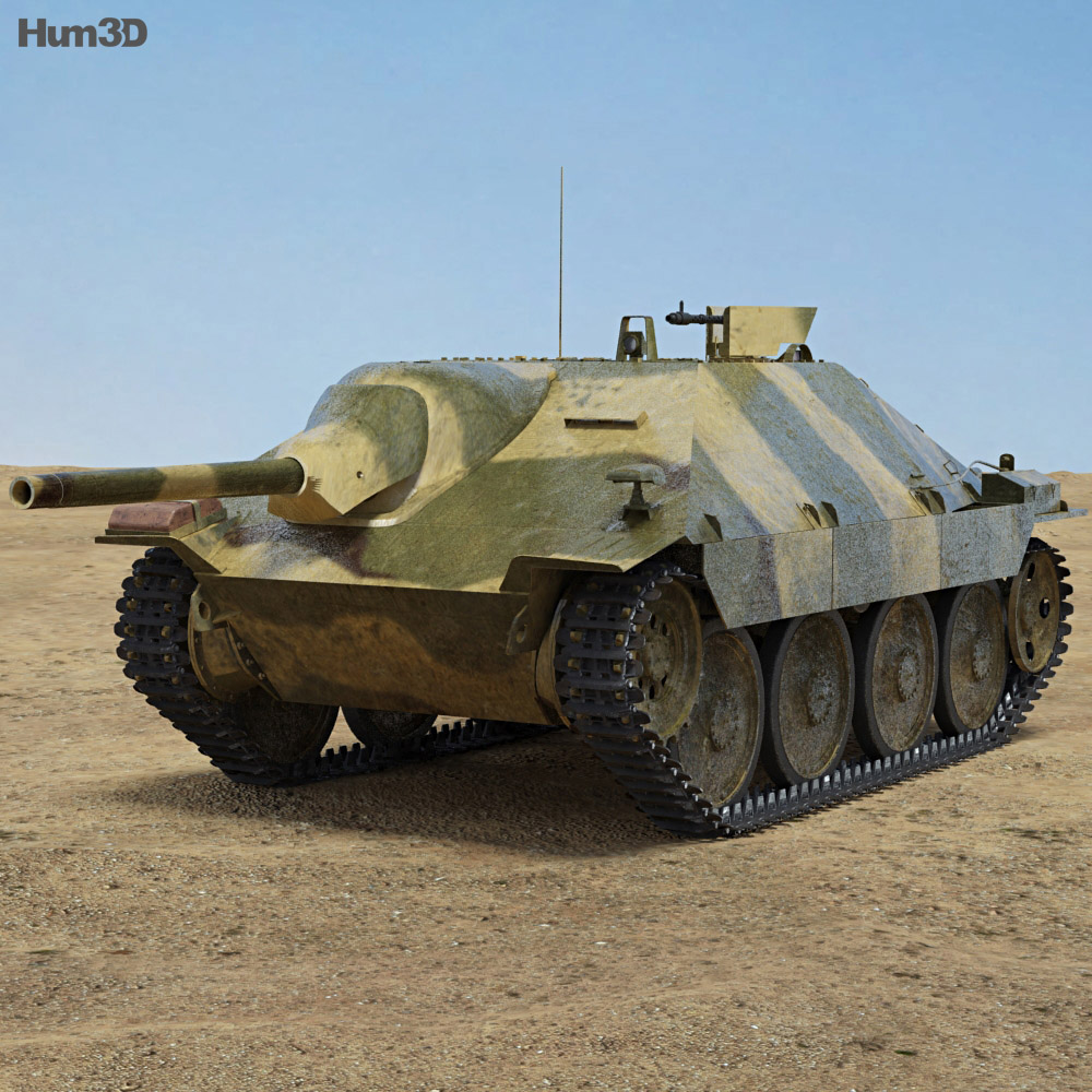 Jagdpanzer 38 Hetzer 3D-Modell