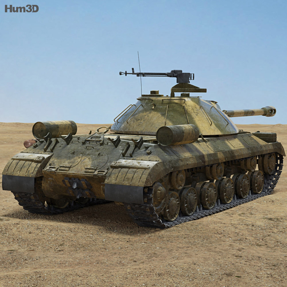 IS-3 3d model back view
