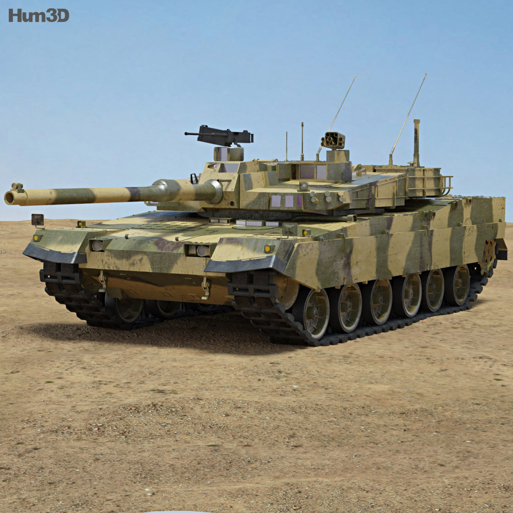 K2主戰坦克 3D模型