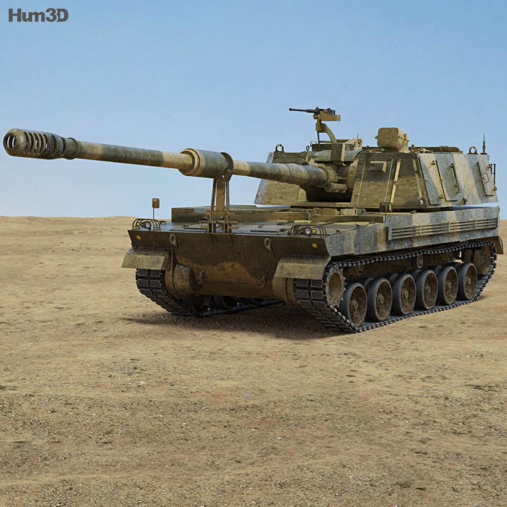K9自走砲 3D模型