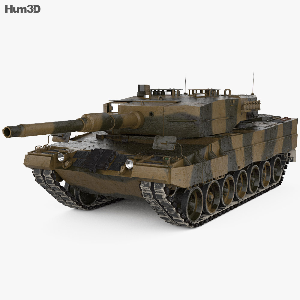 Leopard 2A4 3d model