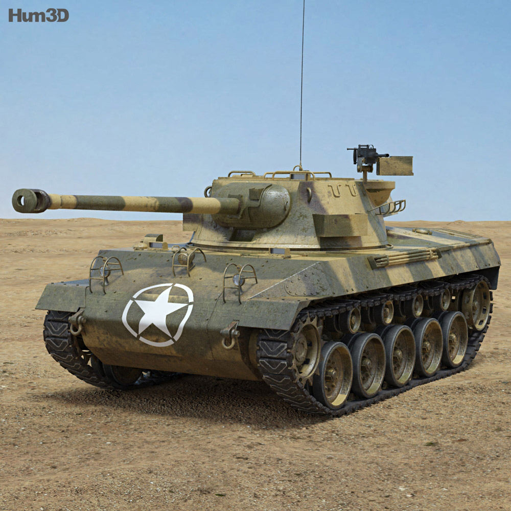 M18 Hellcat Modello 3D