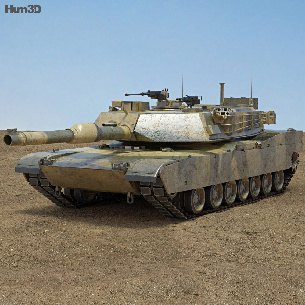 M1A1 Abrams Modello 3D