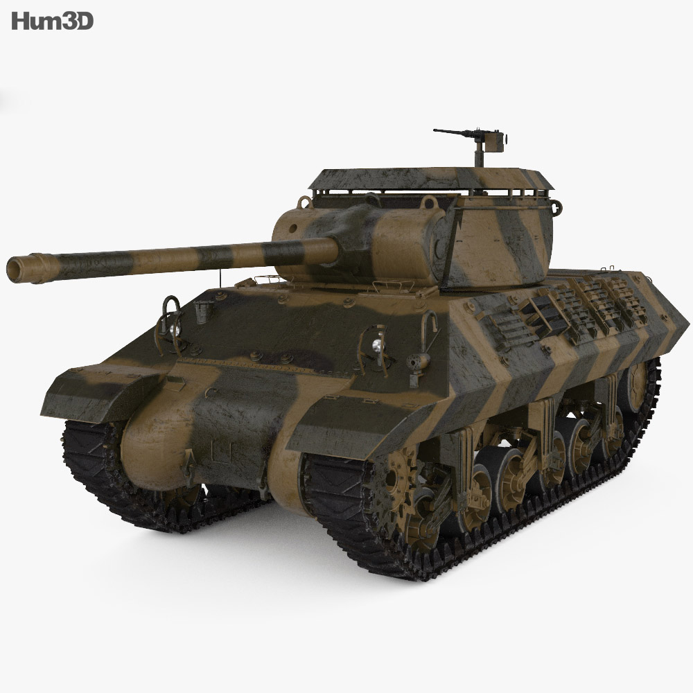 M36 Jackson Винищувач танків 3D модель