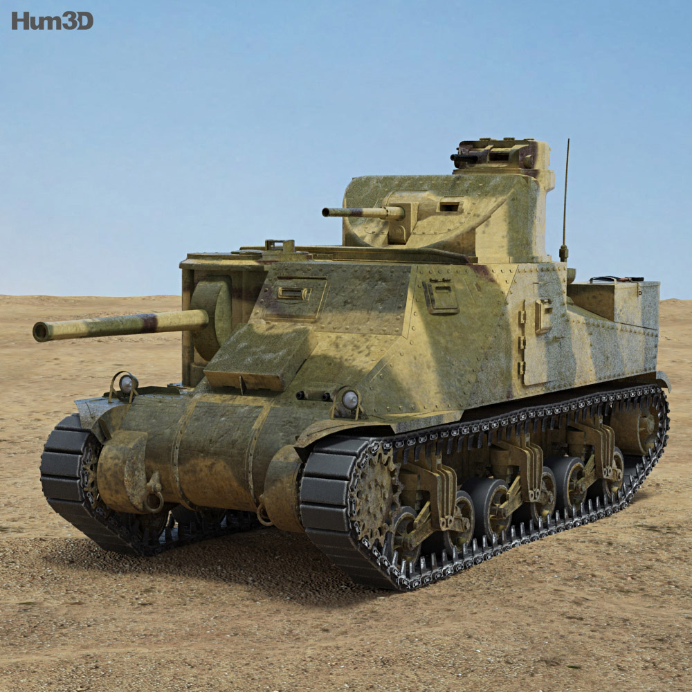 M3 Lee 3D-Modell