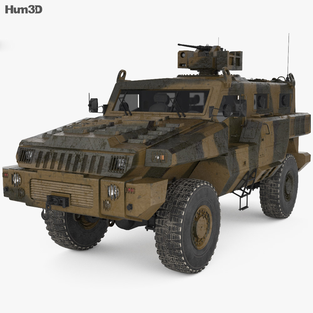 Marauder Armoured Personnel Carrier 3D модель