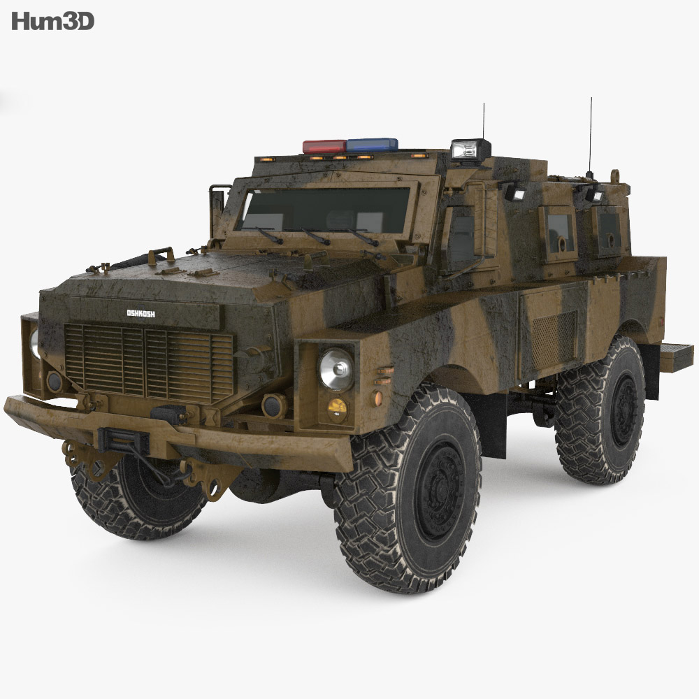 Oshkosh Alpha MRAP 3D-Modell