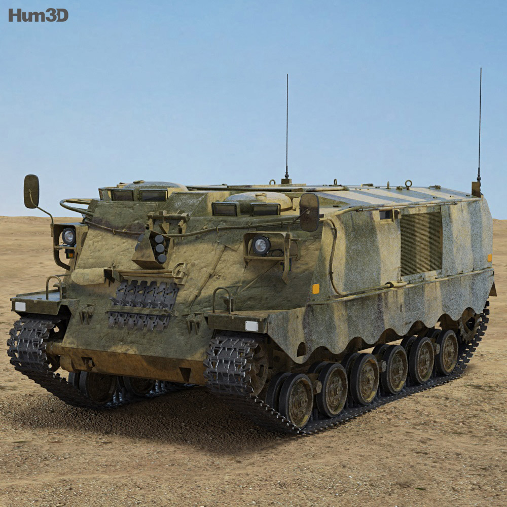 Pansarvarnsrobotbandvagn 551 (PvRbBv 551) 3d model