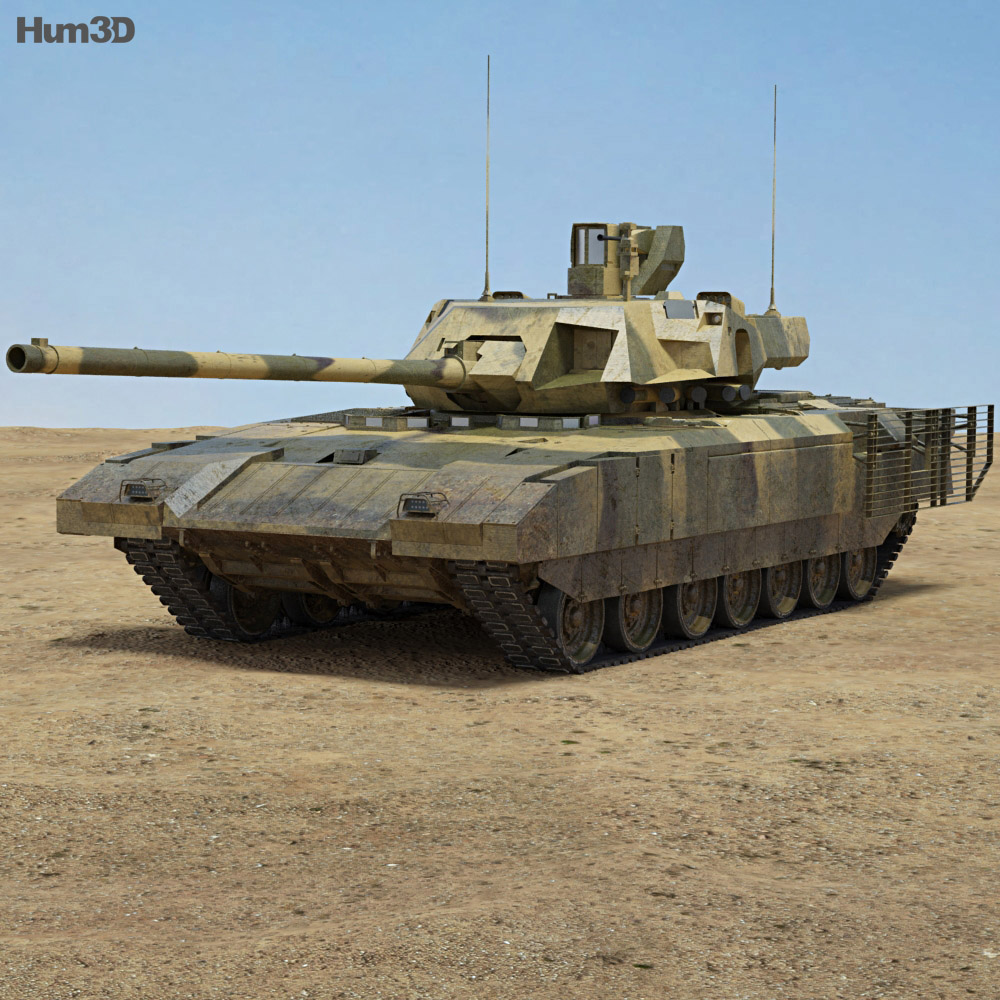 T 14 Armata 3d Model Military On Hum3d