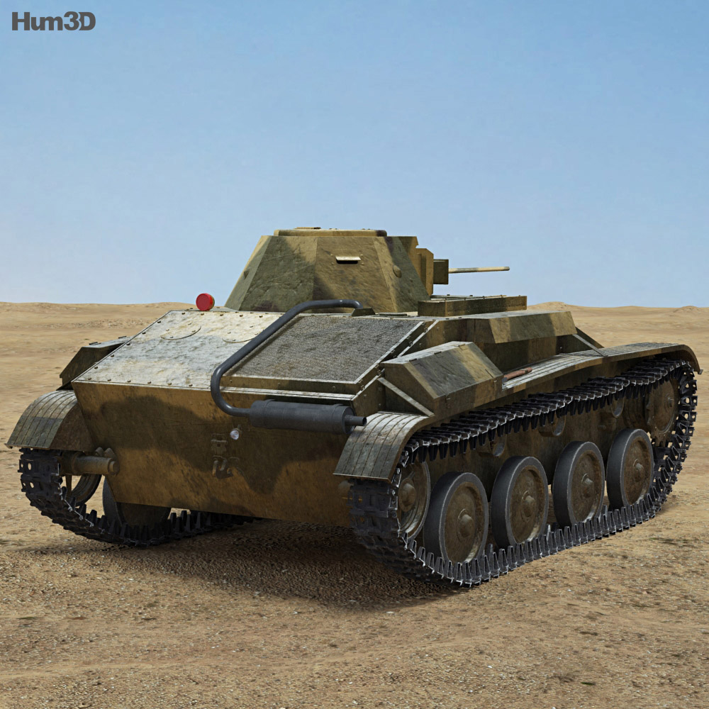 T-60 3D模型 后视图