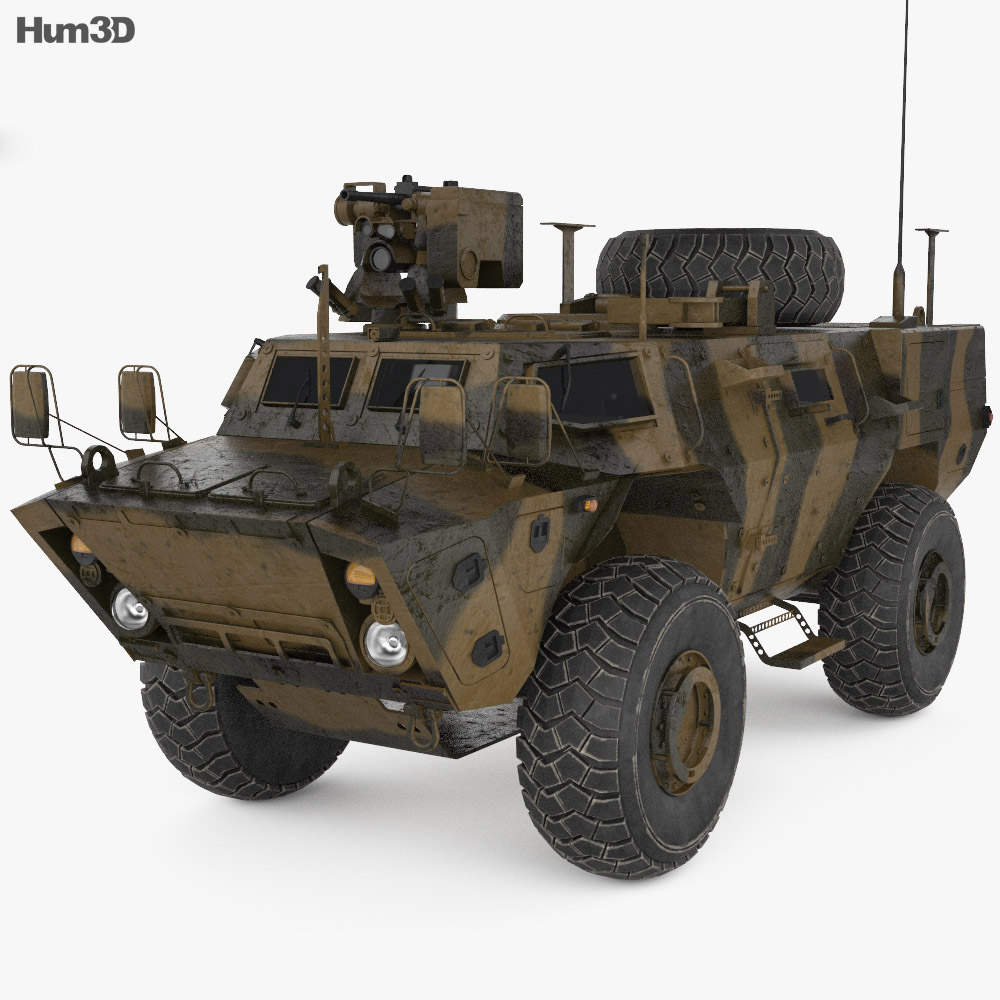 Textron Tactical Armoured Patrol Vehicle Modello 3D
