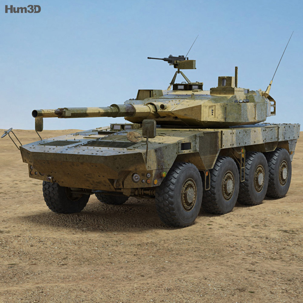 Type 16 Maneuver Combat Vehicle Modelo 3D