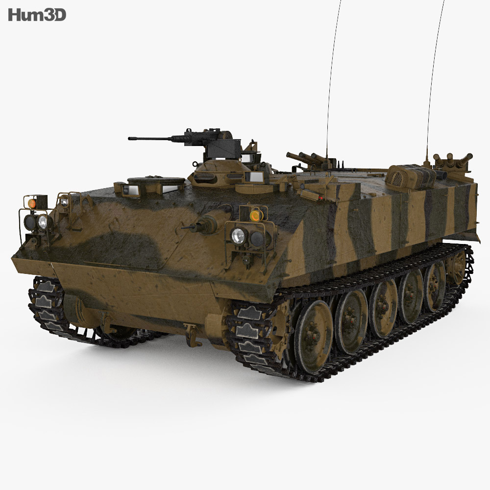 Type 73 Armoured Personnel Carrier 3d model