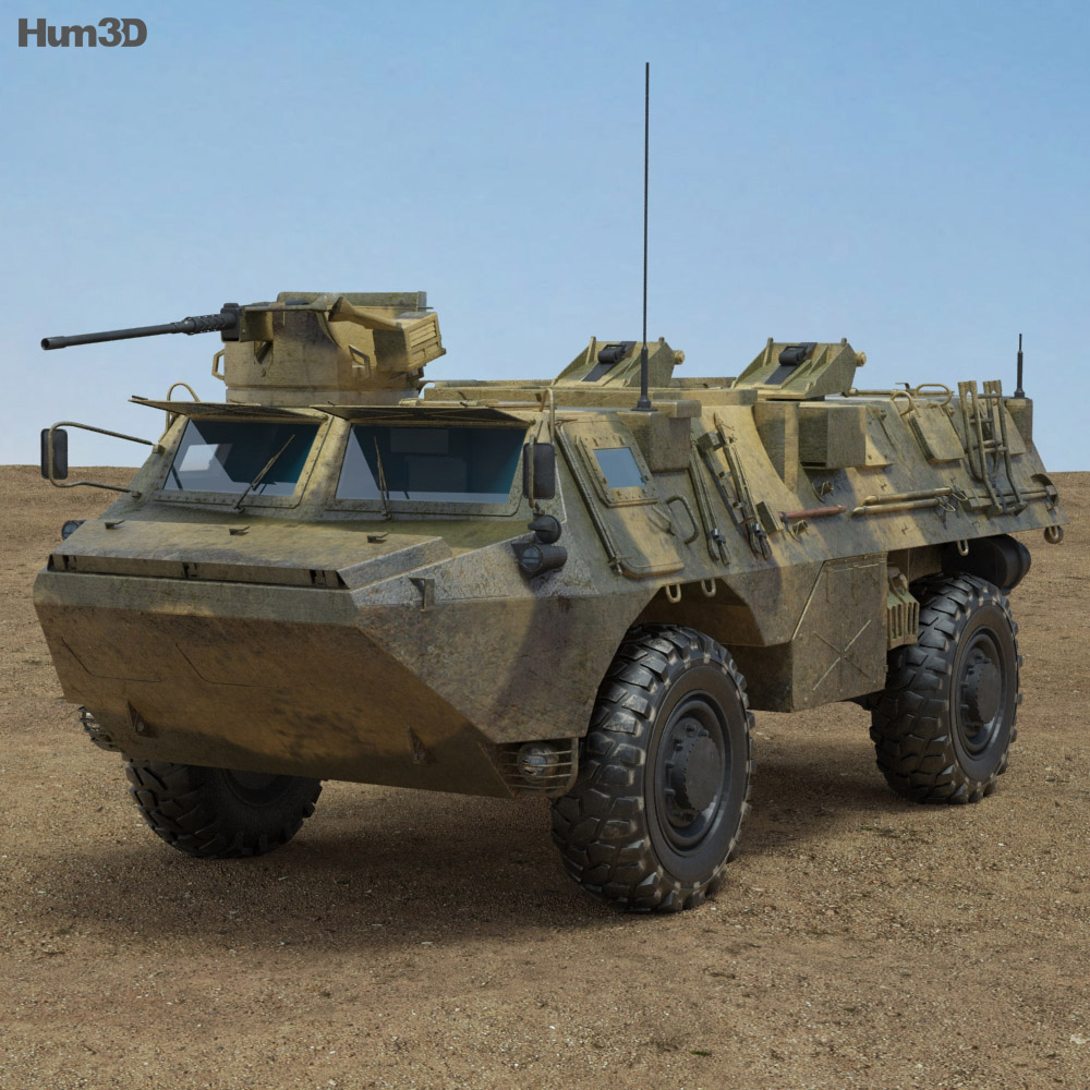 Vab Apc 3d Model Military On Hum3d