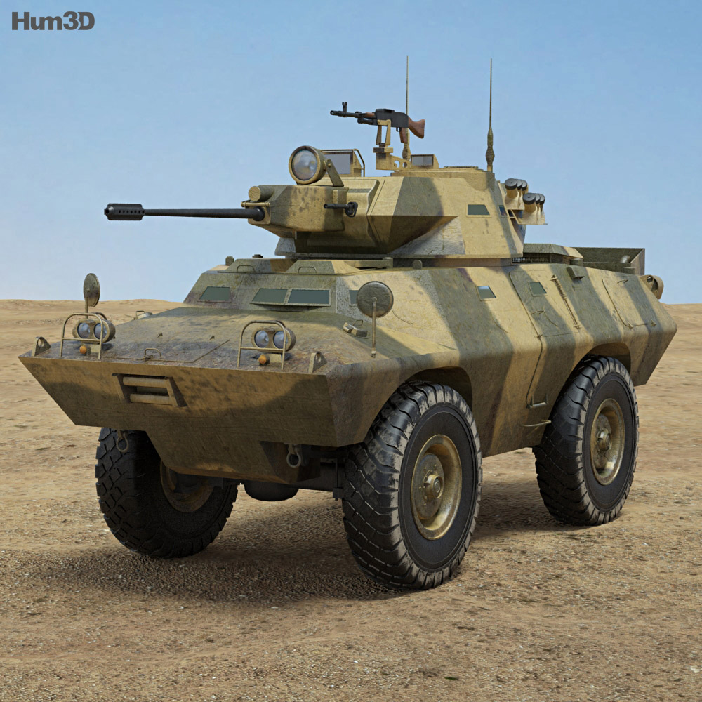 V-150 Commando Armored Car 3Dモデル