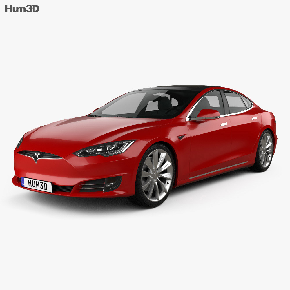 Tesla Model S 2015 Modèle 3d