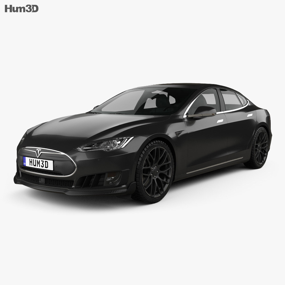 Tesla Model S Brabus 2020 3d model