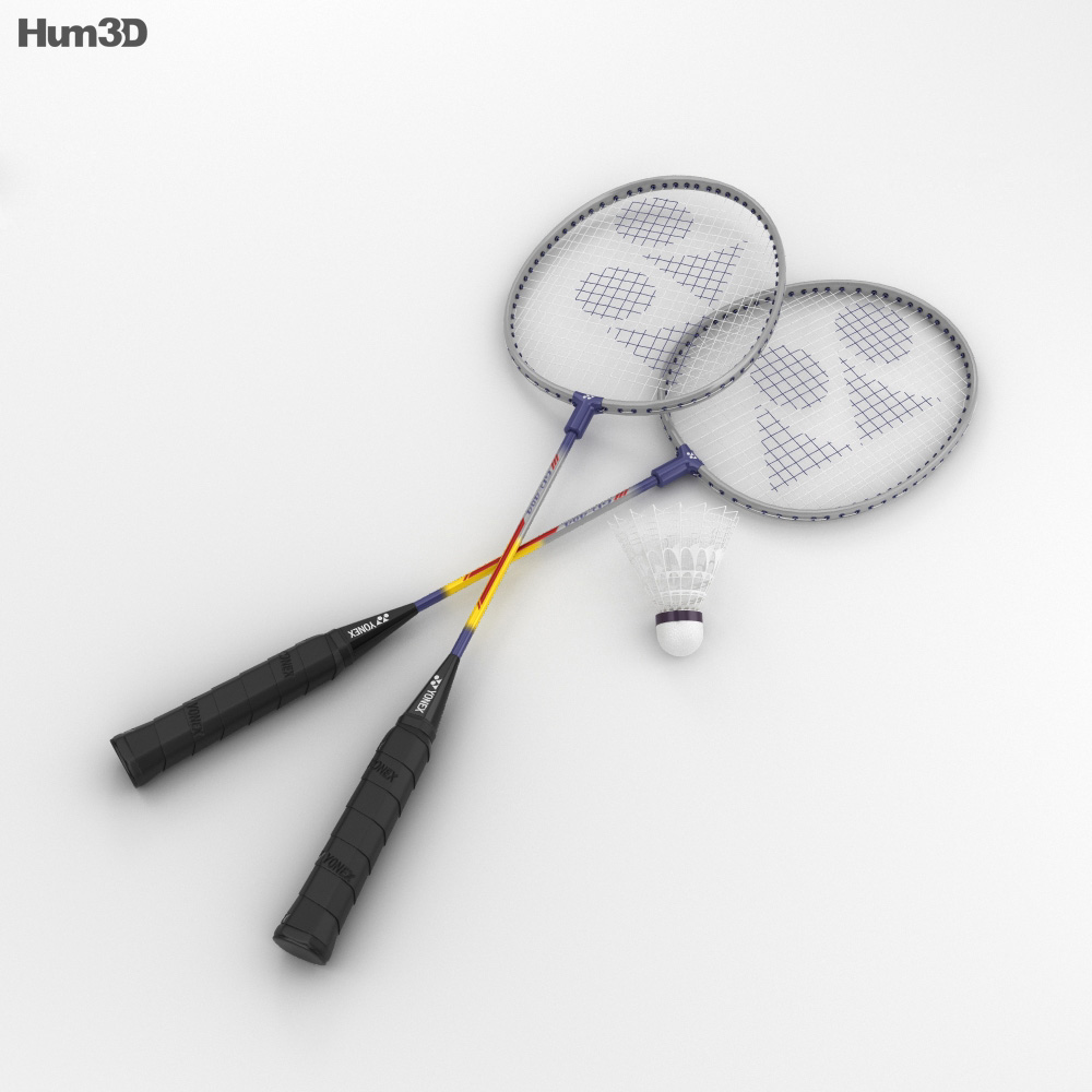 badminton racket and