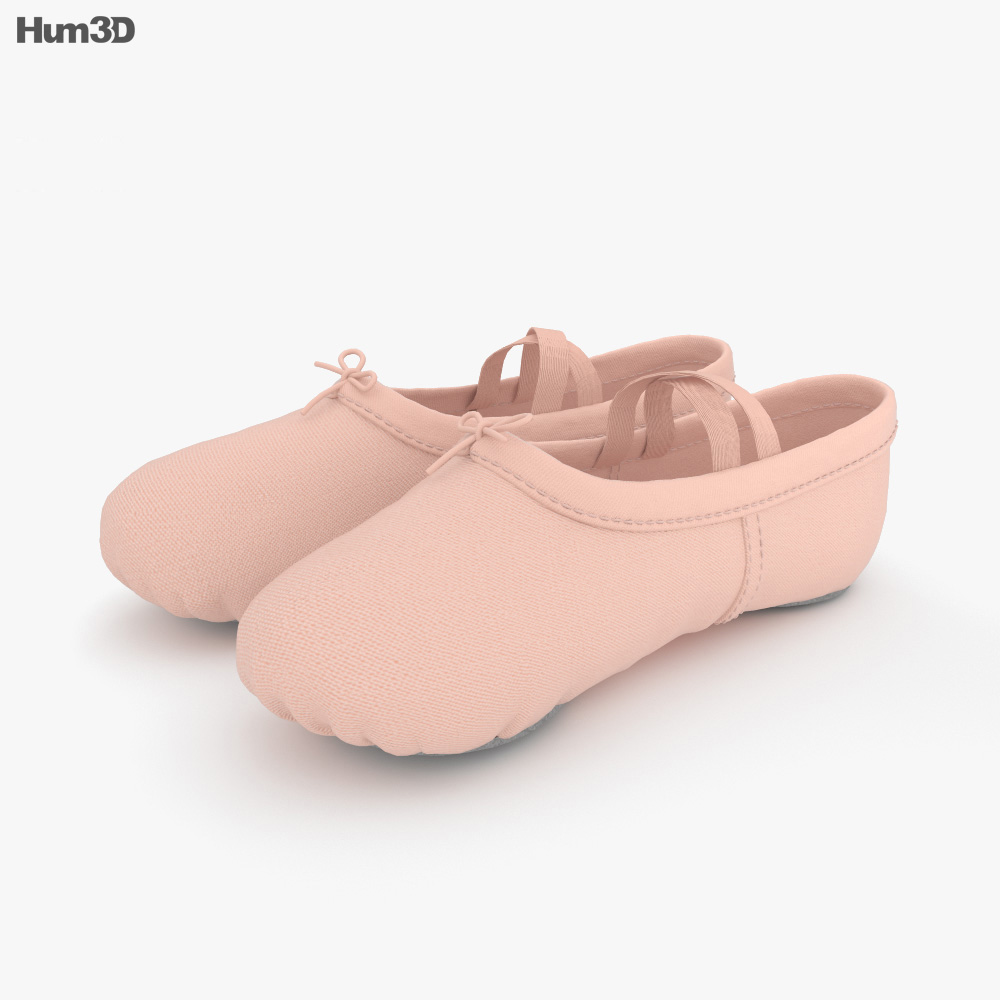 芭蕾舞鞋 3D模型