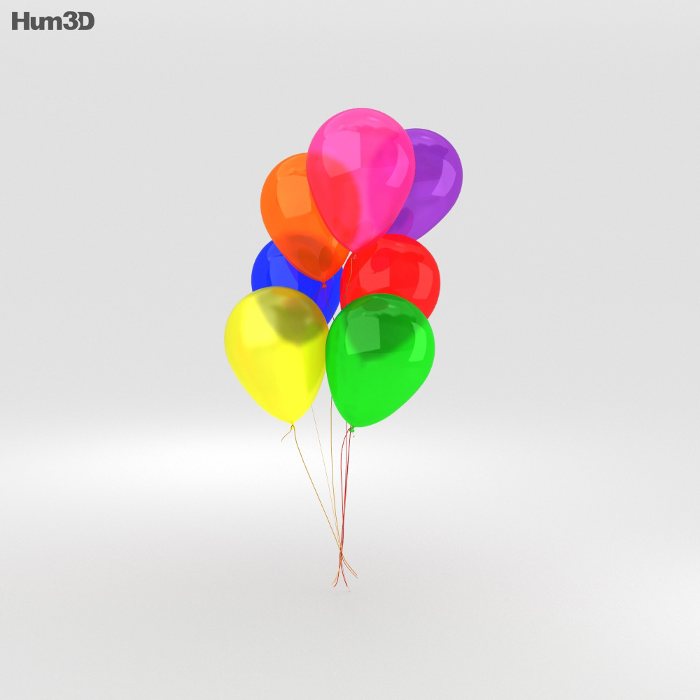 Des ballons Modèle 3d