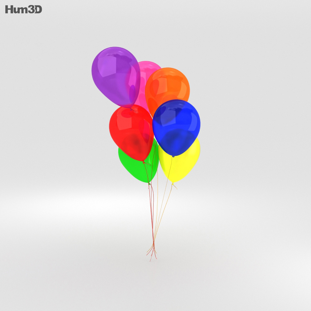 气球 3D模型