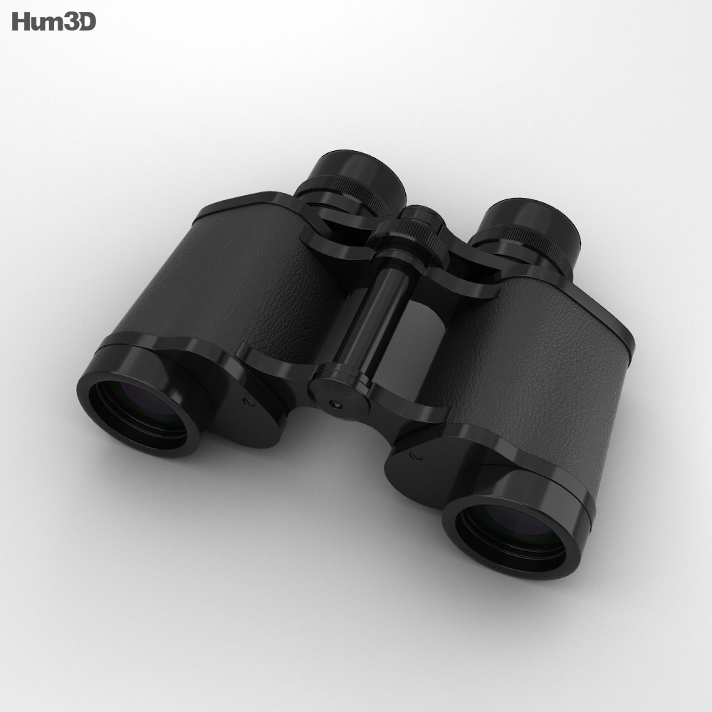 双筒望远镜 3D模型