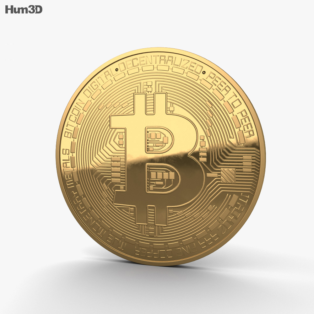 Bitcoin 3D model Life and Leisure on Hum3D