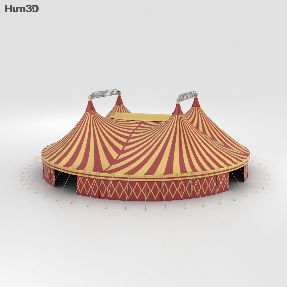 Tienda de circo Modelo 3D