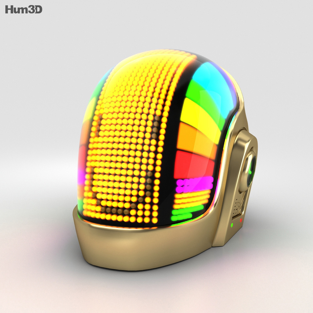 Daft Punk Volpin Helm 3D-Modell