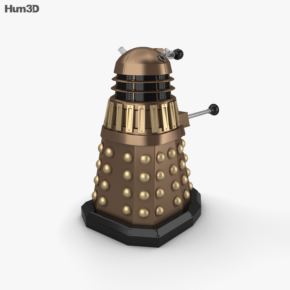  Dalek  3D  model  Characters on Hum3D