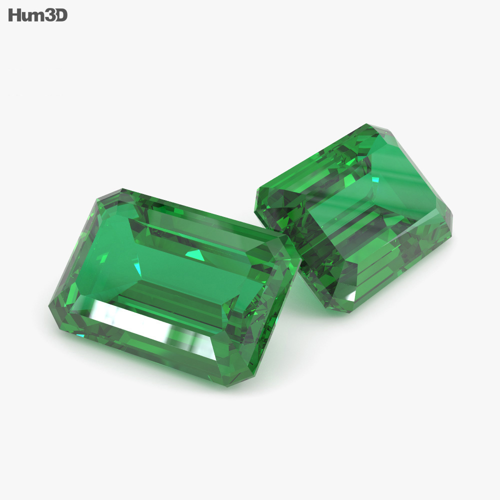 Smaragd 3D-Modell