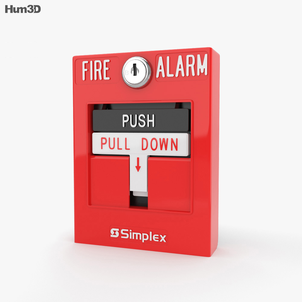 Fire Alarm 3D model - Life and Leisure on Hum3D
