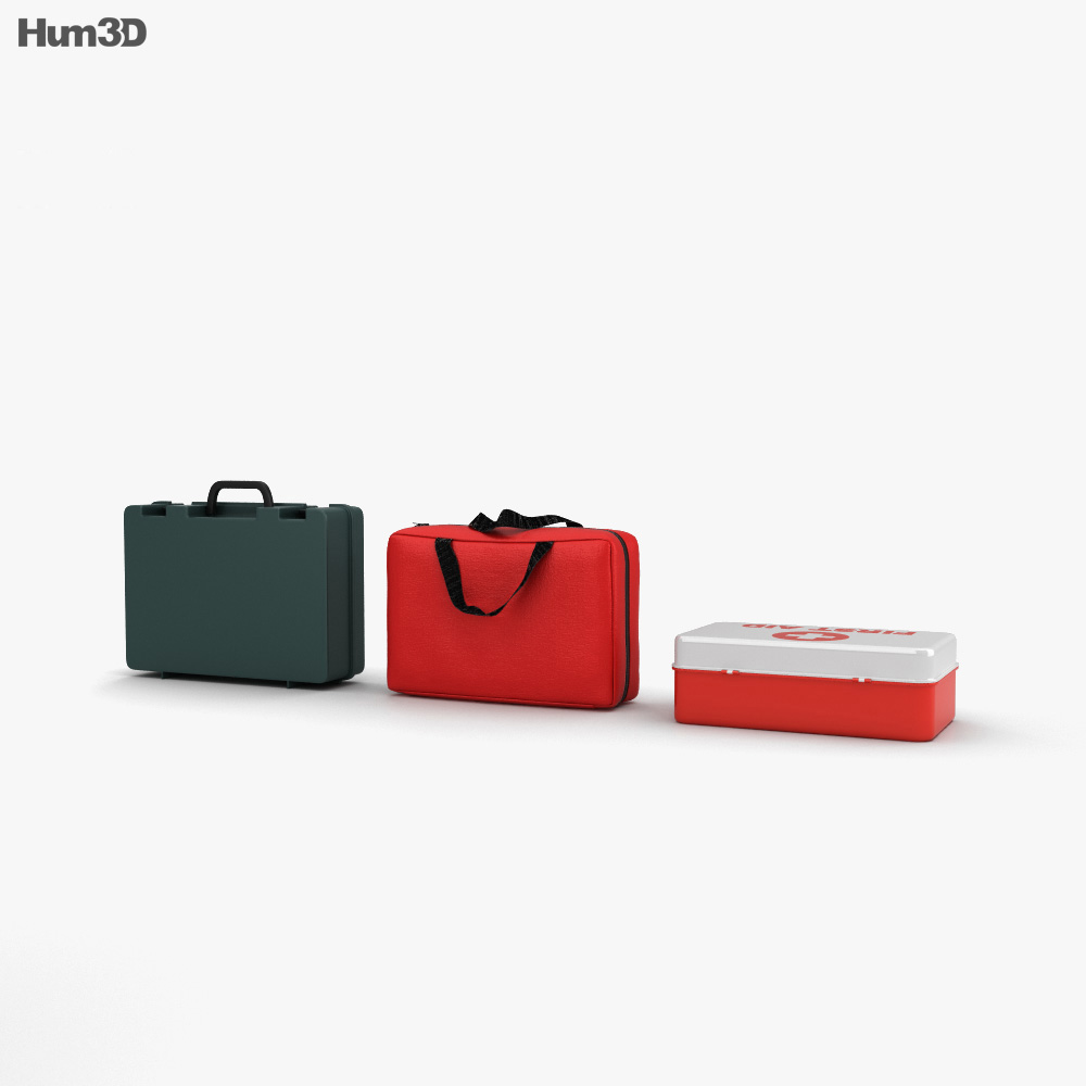 First Aid Kit 3D model - Life and Leisure on Hum3D