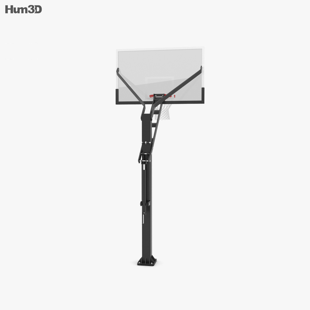 Flextreme Adjustable Basketball Hoop 3d model