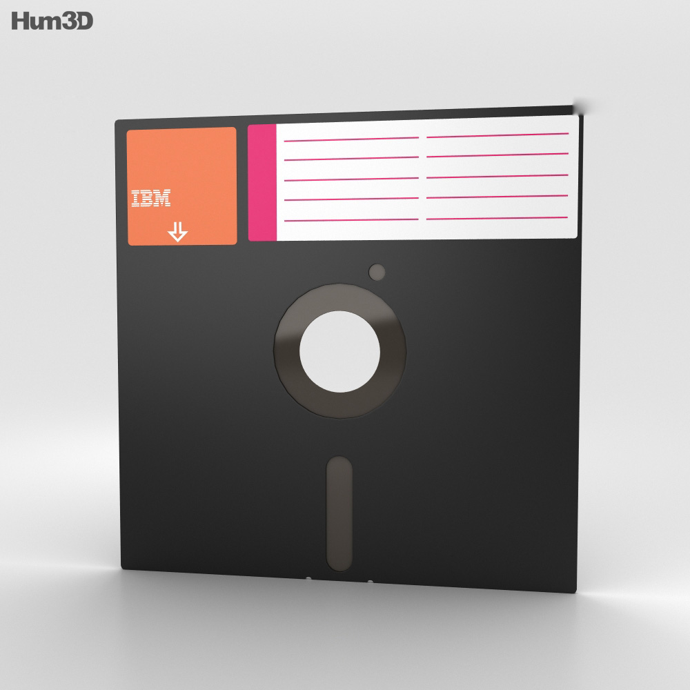 Floppy Disk 8 inch 3d model