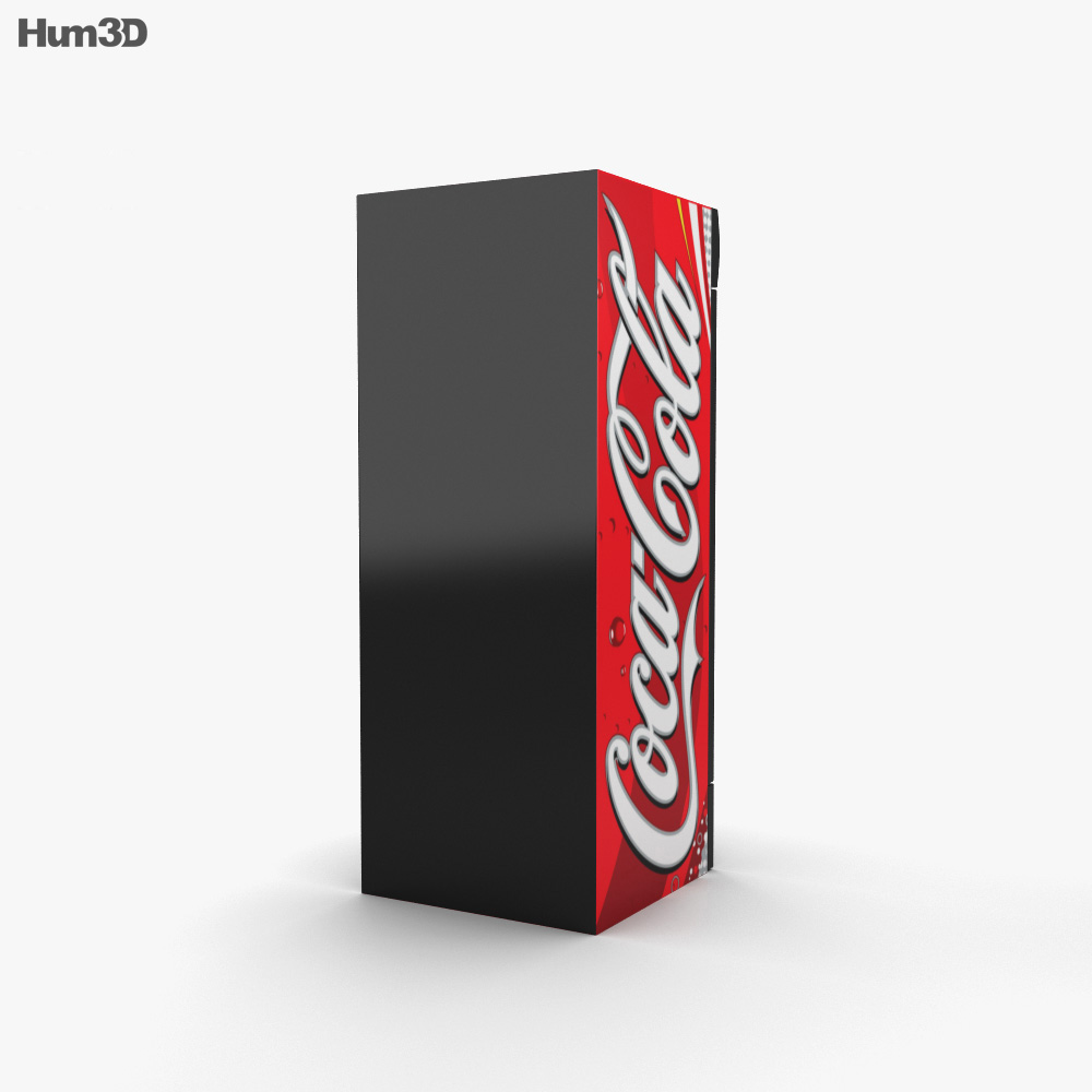 코카콜라 냉장고 3D 모델 
