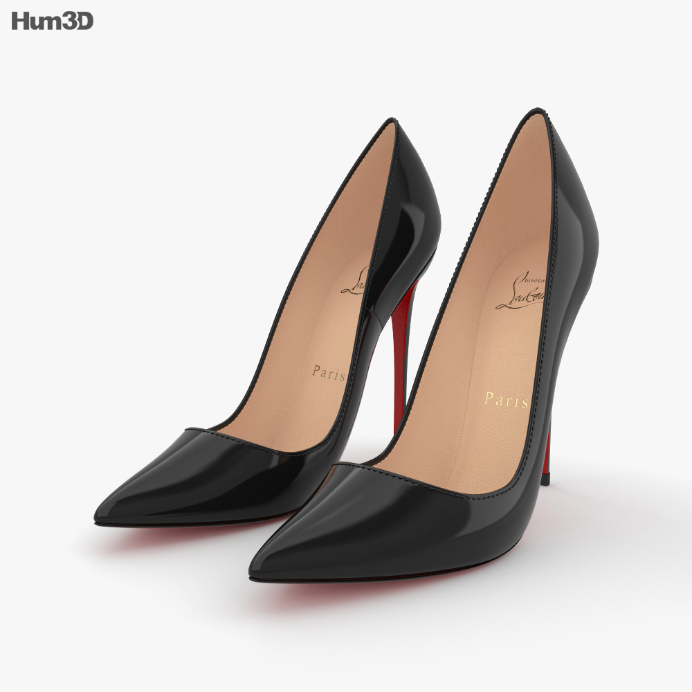  High  Heels  Shoes  3D model  Clothes on Hum3D